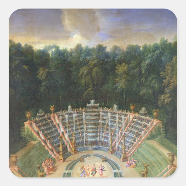 Adesivo Quadrado Vista do Salle de Bal (Frente)