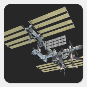 Adesivo Quadrado Vista gerada por computador 11