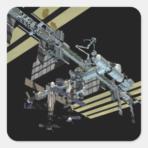 Adesivo Quadrado Vista gerada por computador 12