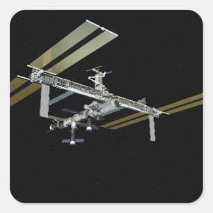 Adesivo Quadrado Vista gerada por computador 21