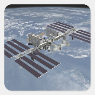 Adesivo Quadrado Vista gerada por computador 27