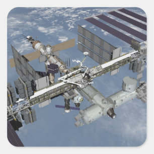 Adesivo Quadrado Vista gerada por computador 4