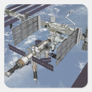 Adesivo Quadrado Vista gerada por computador 6