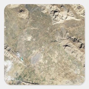 Adesivo Quadrado Vista satélite de Persepolis