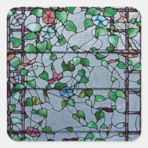 ADESIVO QUADRADO VITRAL AMERICANO ANTIGO - VIDEIRA DA CORRIOLA