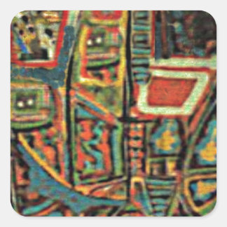 Adesivo Quadrado Vivendo o dia