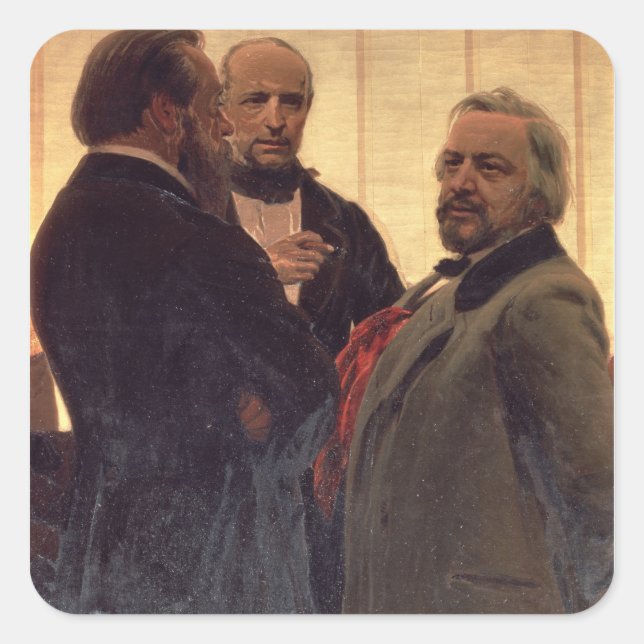 Adesivo Quadrado Vladimir Odoevsky (Frente)