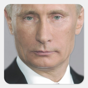 Adesivo Quadrado Vladimir Putin Gear