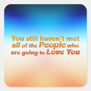 Adesivo Quadrado Você ainda não se conheceu...