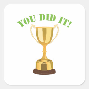 Adesivo Quadrado Você Fez