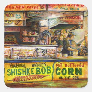 Adesivo Quadrado Você não pode competir com isso