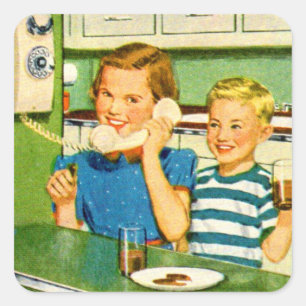 Adesivo Quadrado Você tem o Príncipe Albert em uma lata?