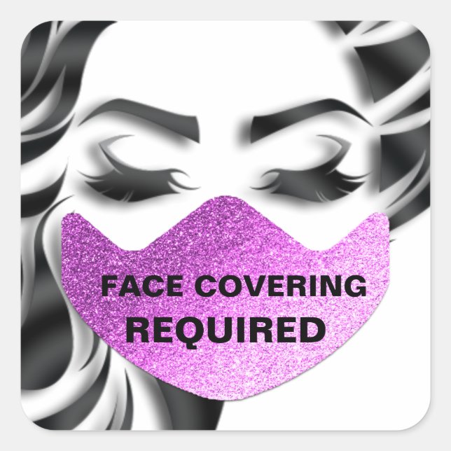 Adesivo Quadrado Voluntariado Coronavírus Necessário Para Cobertura (Frente)