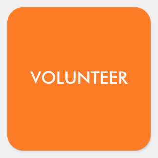 ADESIVO QUADRADO VOLUNTÁRIO
