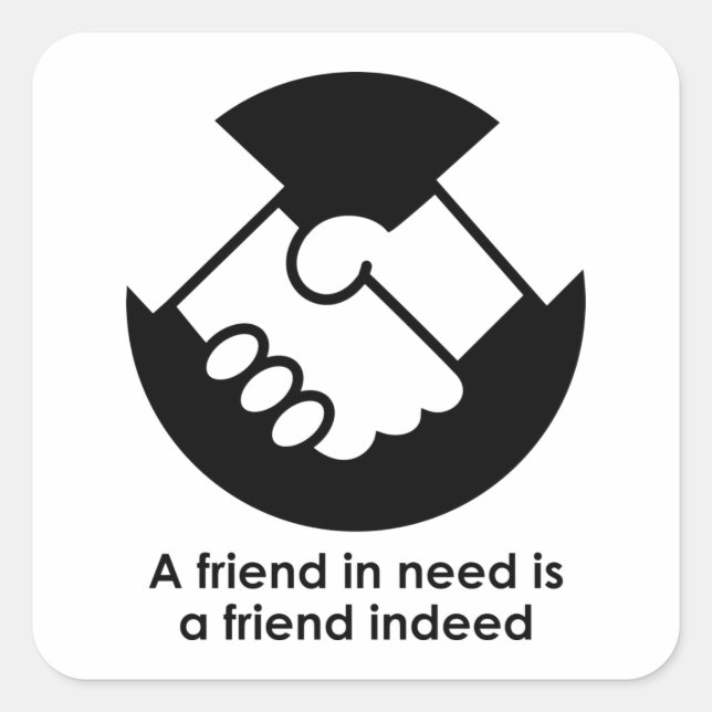 Adesivo Quadrado Voluntário (Frente)