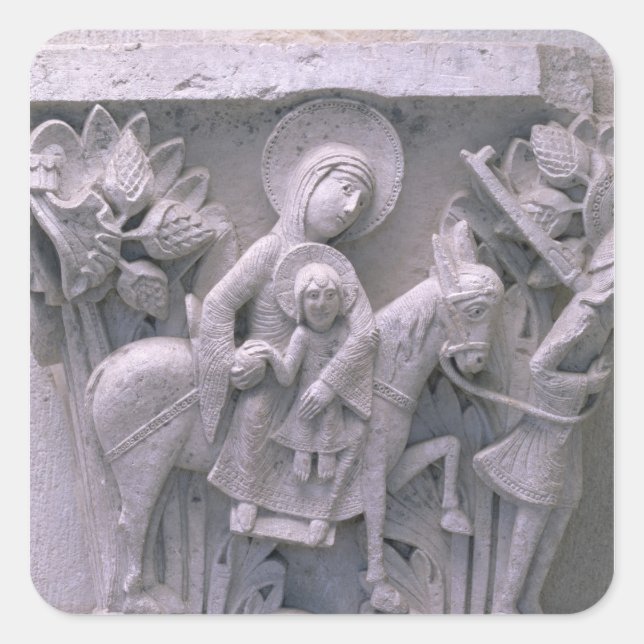 Adesivo Quadrado Voo para o Egito (Frente)