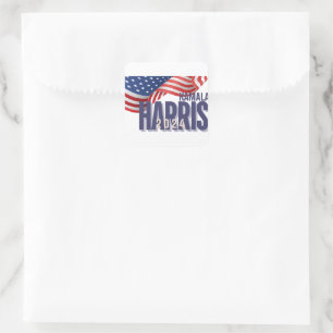 Adesivo Quadrado Vote Harris Eleição 2024