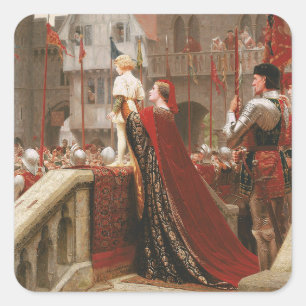 Adesivo Quadrado Vox Populi, c. 1904 por Edmund Blair Leighton