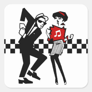 Adesivo Quadrado Walt Jabsco & batida II de Betty