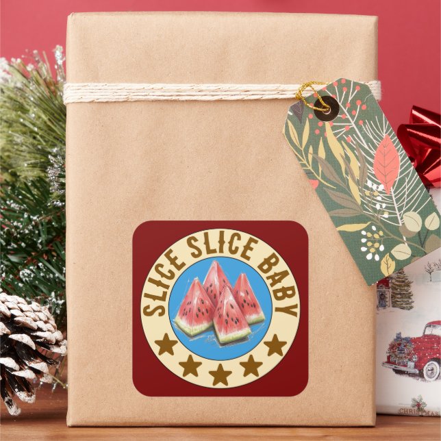 Adesivo Quadrado watermelon (Feriado)