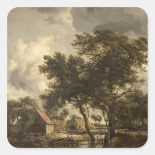 Adesivo Quadrado Watermill, c.1660