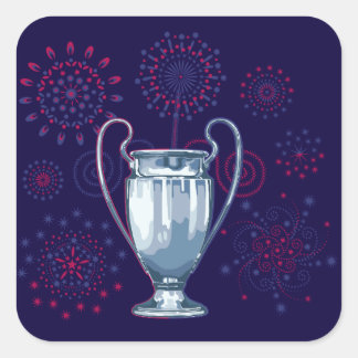 Adesivo Quadrado We are The Champions