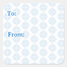 Adesivo Quadrado Weasel Snowflake Sticker