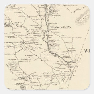 Adesivo Quadrado Wentworth, Grafton Co