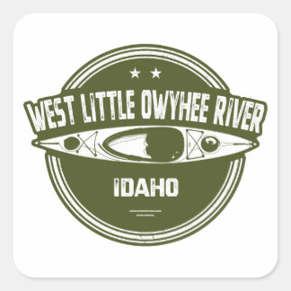 Adesivo Quadrado West Little Owyhee River Idaho Kayaking