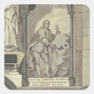 Adesivo Quadrado West Side of Poet's Corner, placa 25 de Westmin