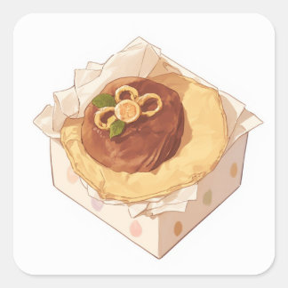 Adesivo Quadrado Whimsical Soft Art