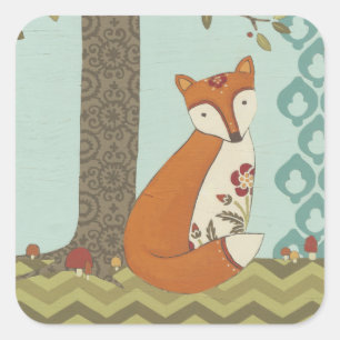 Adesivo Quadrado Whimsy III