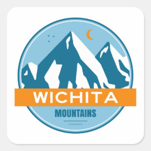 Adesivo Quadrado Wichita Mountain Oklahoma