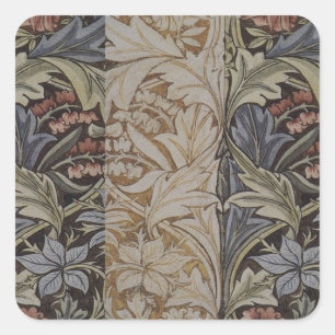 Adesivo Quadrado William Morris Bluebell Tecido