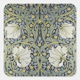 Adesivo Quadrado William Morris - Design de Pimpernel Pattern