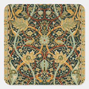 Adesivo Quadrado William Morris Oriental Carpet Art