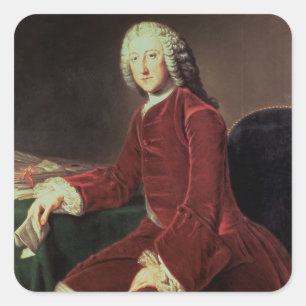 Adesivo Quadrado William Pitt a "pessoa idosa", mais tarde ø conde