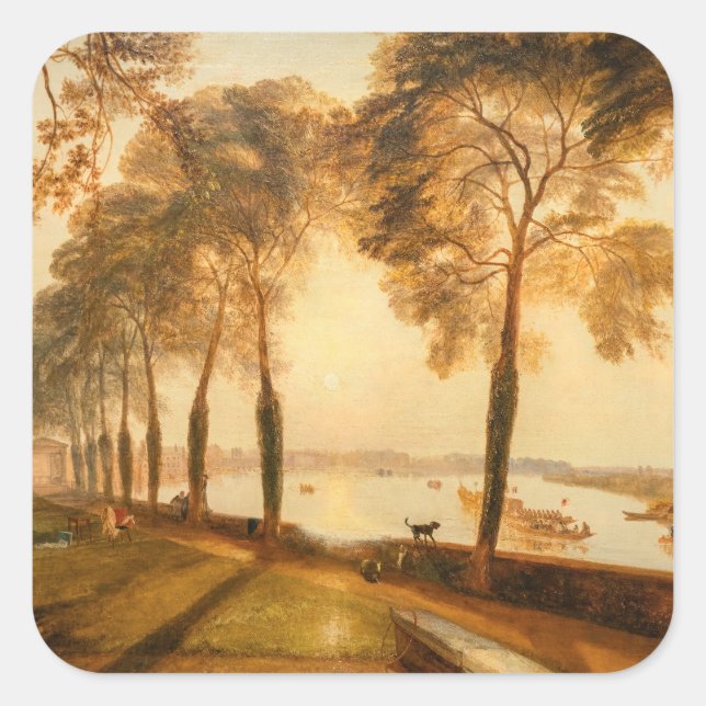 Adesivo Quadrado William Turner - Mortlake Terrace (Frente)