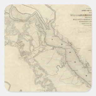 Adesivo Quadrado Williamsburg à casa branca