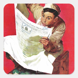 Adesivo Quadrado Willie Gillis em K.P