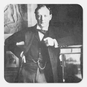 Adesivo Quadrado Winston Spencer Churchill em 1904