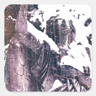 Adesivo Quadrado Winter Angel
