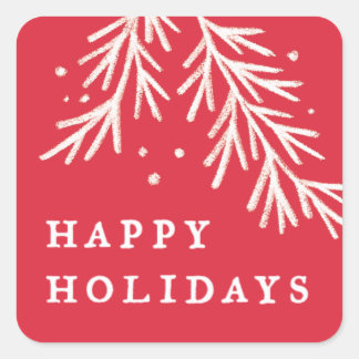 Adesivo Quadrado Winter Wonder