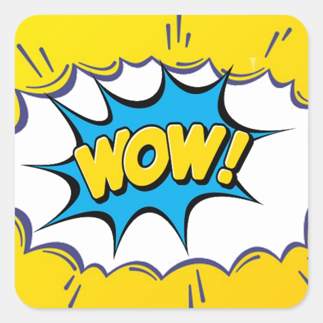 Adesivo Quadrado Wo School Sticker (Frente)