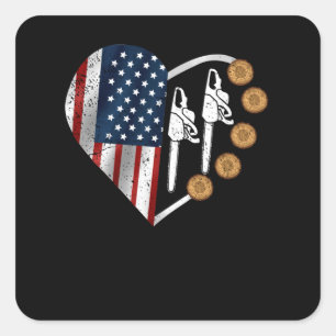 Adesivo Quadrado Woodworking Men Lumberjack Oferece Chainsaw Arbori