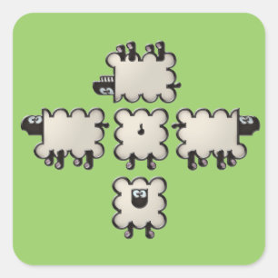 Adesivo Quadrado woollies