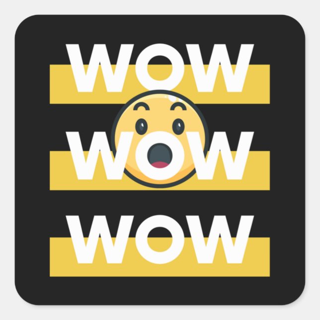 Adesivo Quadrado wow free day Classic (Frente)