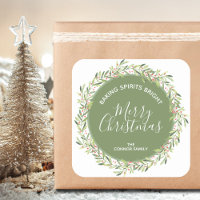 Wreath Christmas Baking Spirs Bright