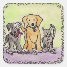 Wren, Robby e Jay Sticker