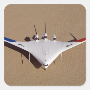 Adesivo Quadrado X-48B misturou o veículo aéreo desvirilizado cor